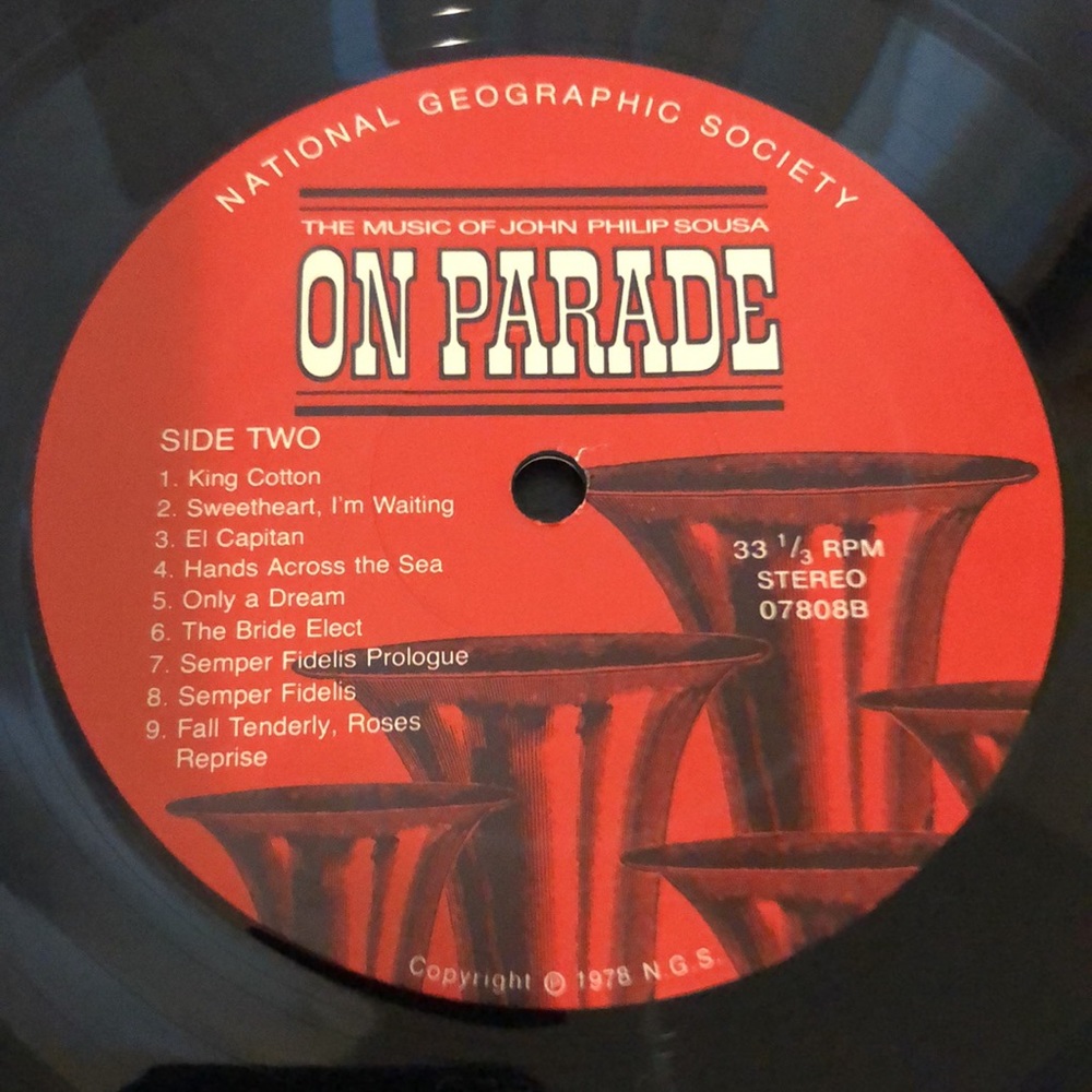 John Philip Sousa On Parade Vinyl Lp '78 - Picture 8 of 11